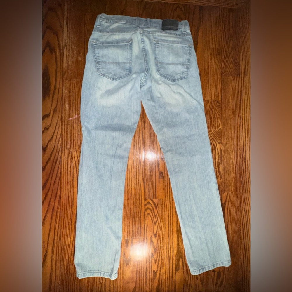 Freeworld Messenger Men's Light Blue Distressed Jeans